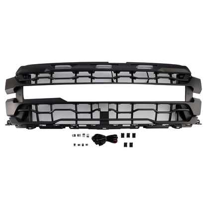 2024-On Ford F150 Raptor Only Black Front Bumper Grille Grill Generic