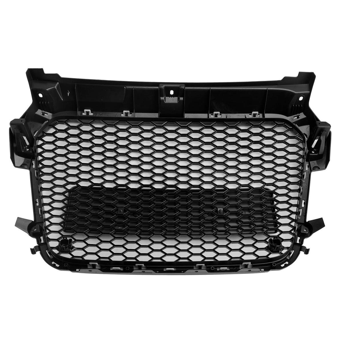 2010-2014 Audi A1 S1 Gloss Black Front Honeycomb Bumper Grill Grille
