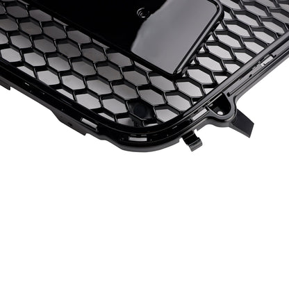2010-2014 Audi A1 S1 Gloss Black Front Honeycomb Bumper Grill Grille