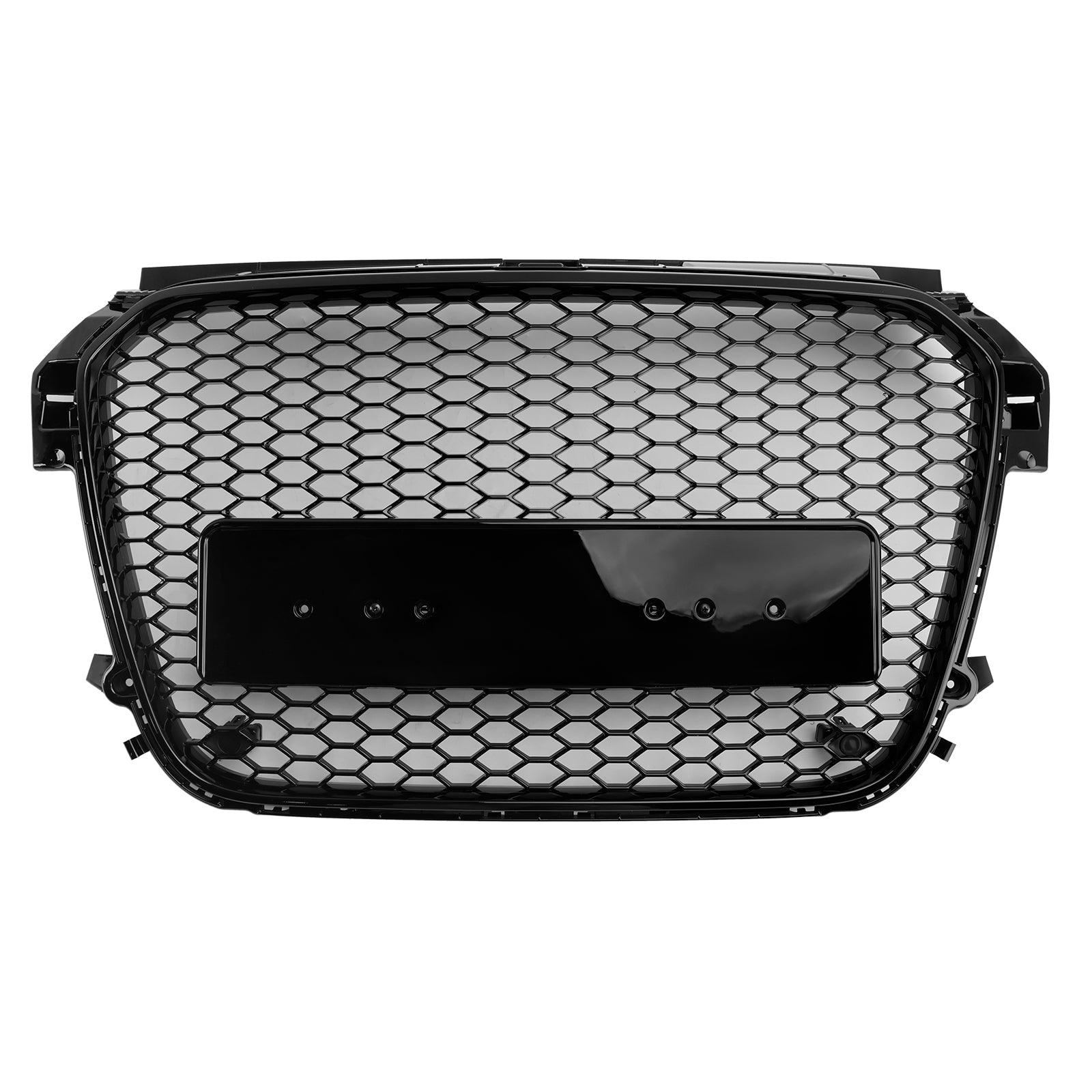 2010-2014 Audi A1 S1 Gloss Black Front Honeycomb Bumper Grill Grille