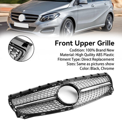 2011-2014 Mercedes-Benz B-Class W246 Diamond Front Bumper Grille (A2468850722)