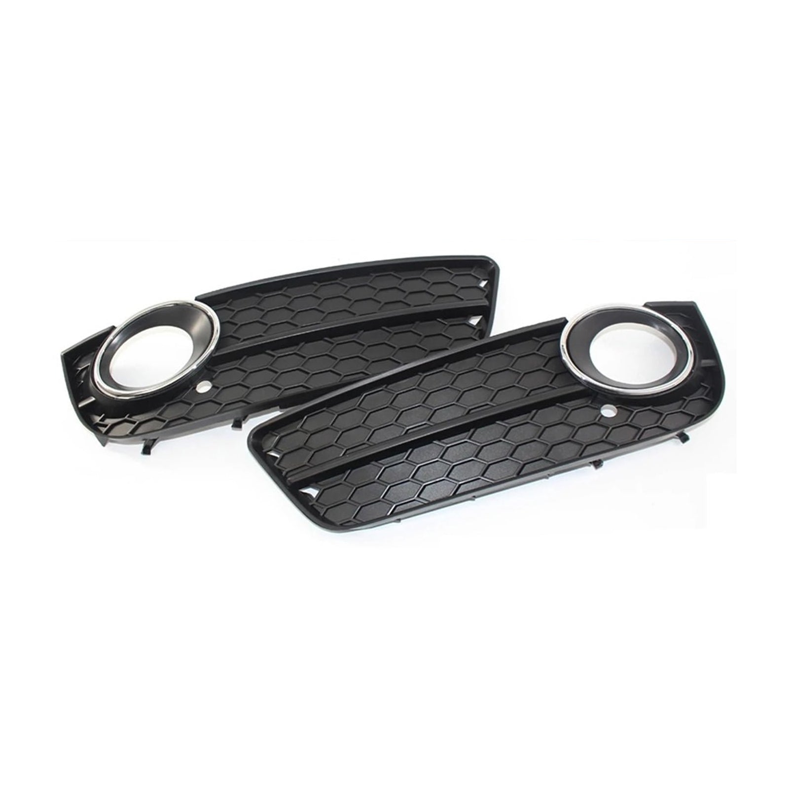 2008-2011 Audi A5 Front Fog Lamp Grille — Pair (8T0807681 / 8T0807682)