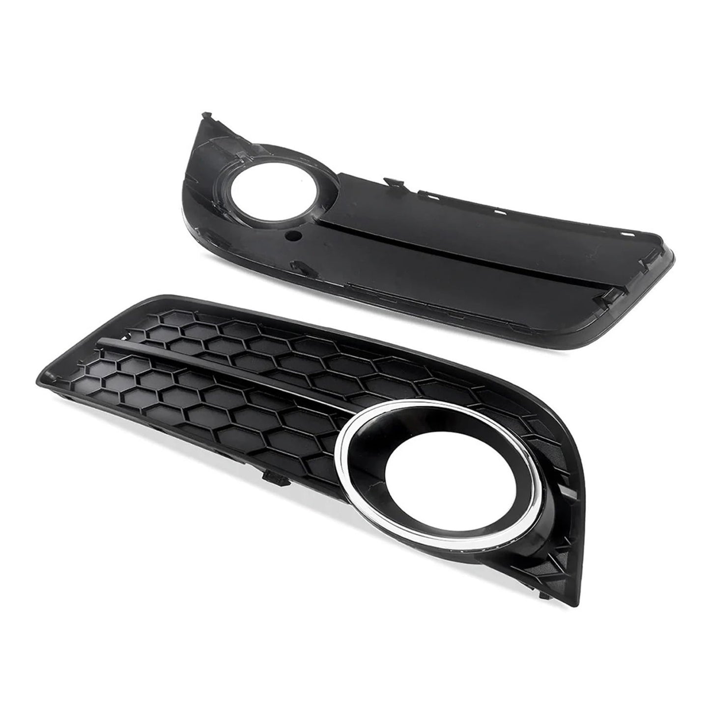 2008-2011 Audi A5 Front Fog Lamp Grille — Pair (8T0807681 / 8T0807682)