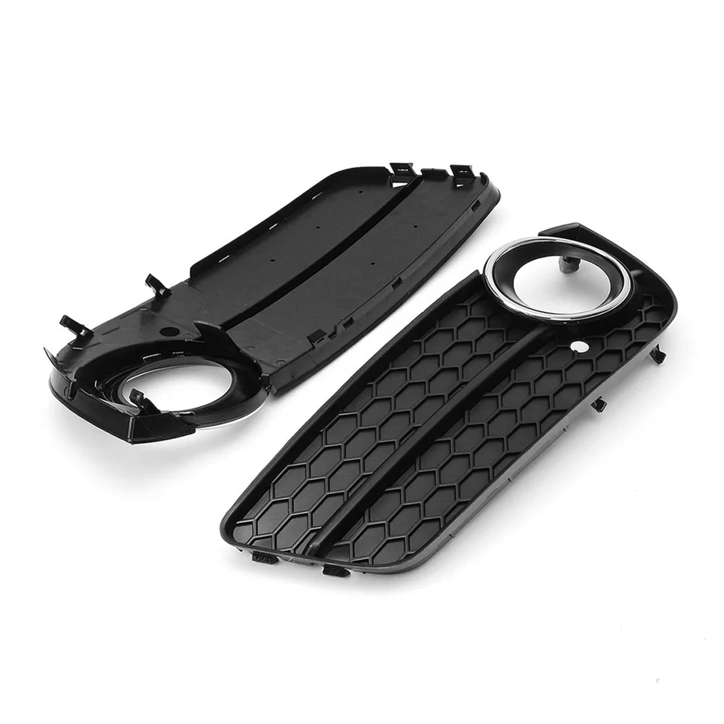 2008-2011 Audi A5 Front Fog Lamp Grille — Pair (8T0807681 / 8T0807682)