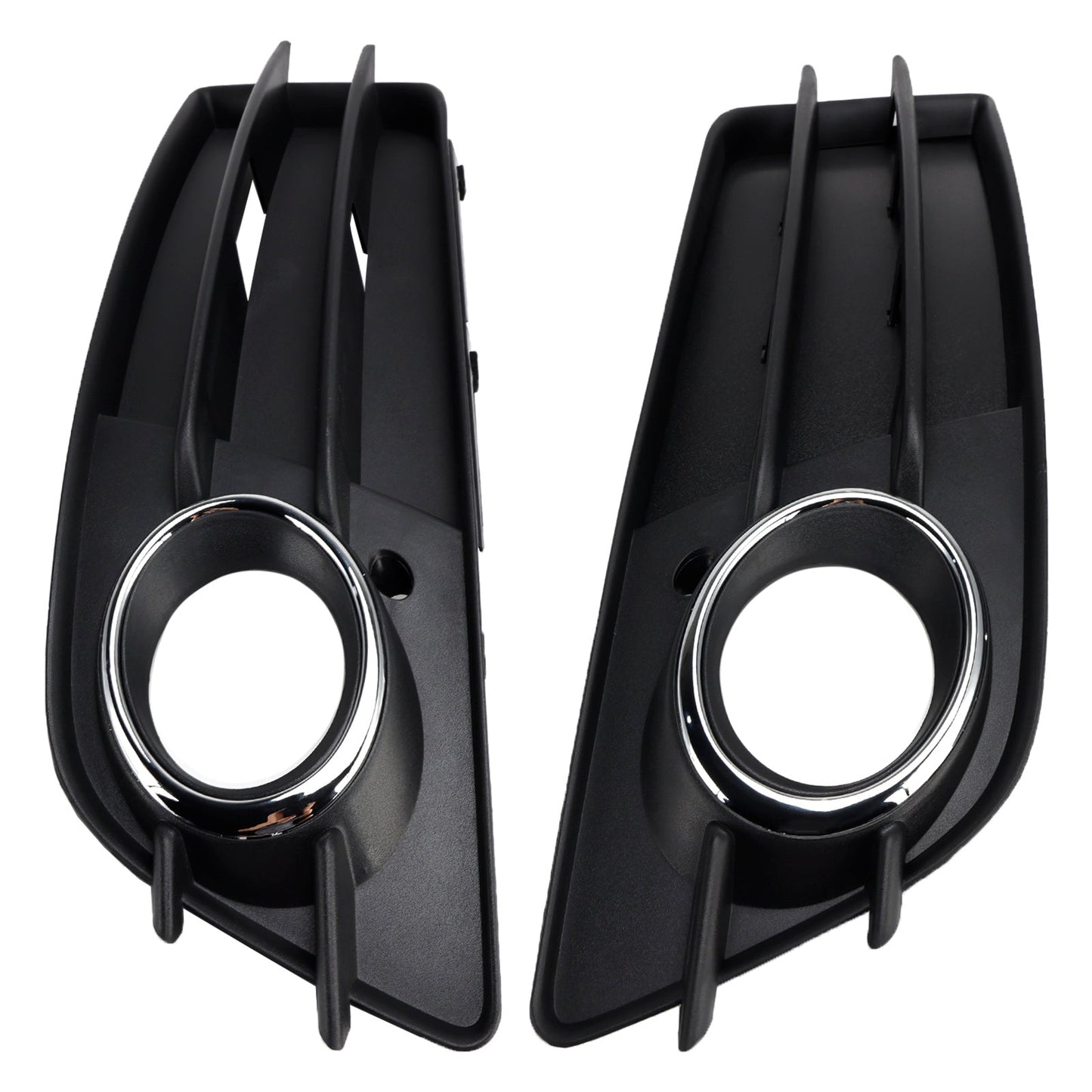 2008-2012 Audi A4 B8 S-Line S4 Fog Light Grill — Pair (8K0807681C01C / 8K0807682C01C)
