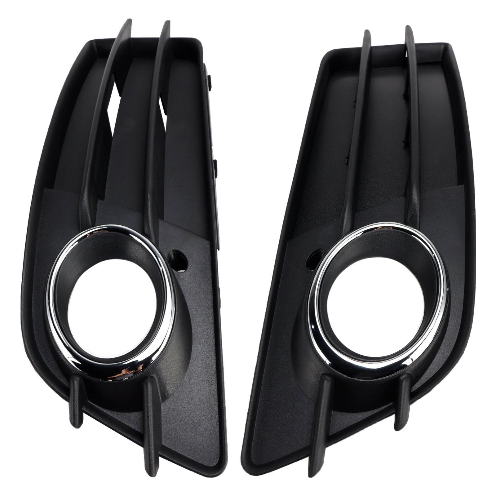 2008-2012 Audi A4 B8 S-Line S4 Fog Light Grill — Pair (8K0807681C01C / 8K0807682C01C)