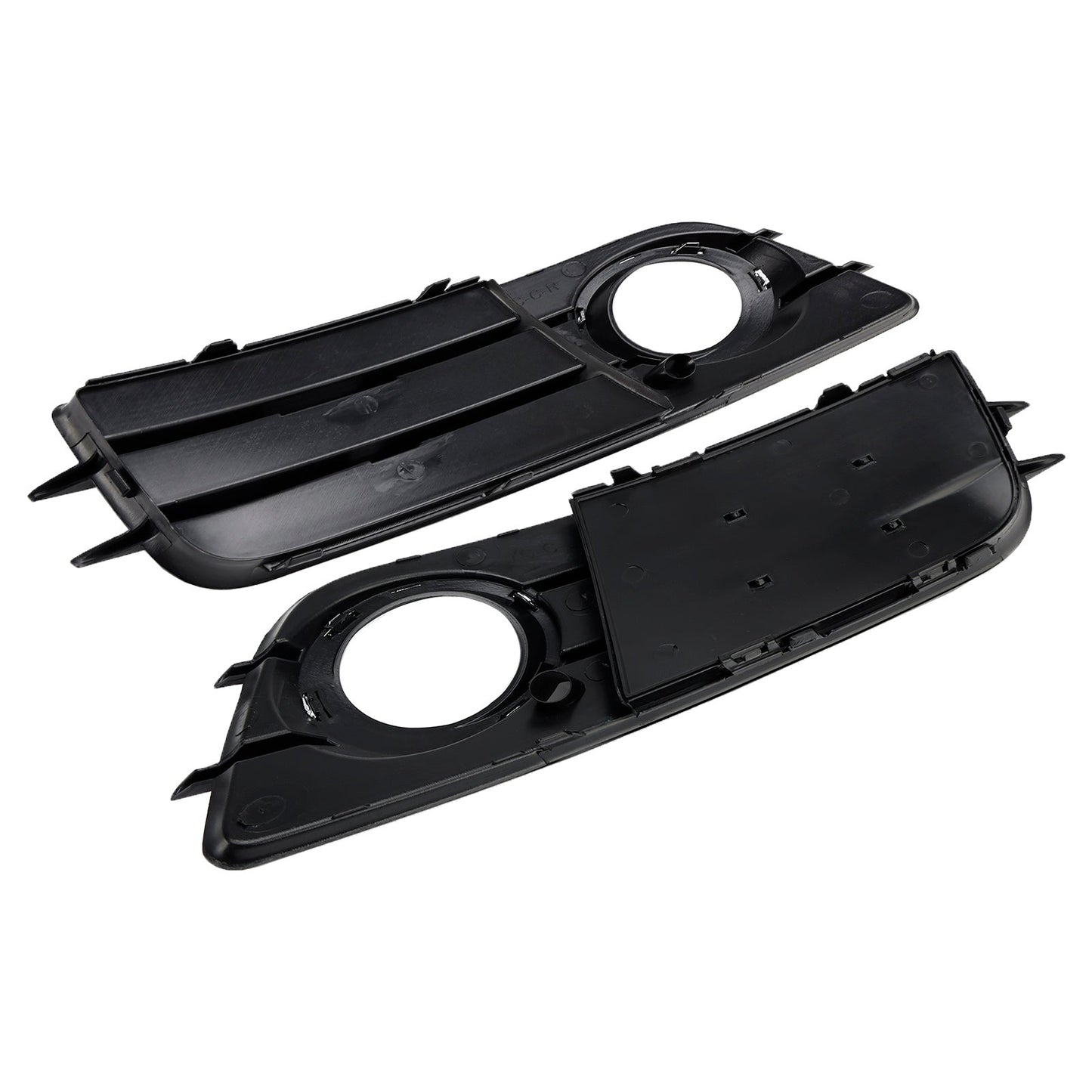 2008-2012 Audi A4 B8 S-Line S4 Fog Light Grill — Pair (8K0807681C01C / 8K0807682C01C)