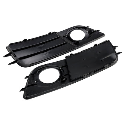 2008-2012 Audi A4 B8 S-Line S4 Fog Light Grill — Pair (8K0807681C01C / 8K0807682C01C)