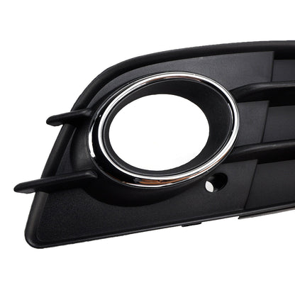2008-2012 Audi A4 B8 S-Line S4 Fog Light Grill — Pair (8K0807681C01C / 8K0807682C01C)