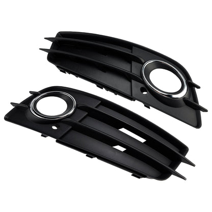 2008-2012 Audi A4 B8 S-Line S4 Fog Light Grill — Pair (8K0807681C01C / 8K0807682C01C)