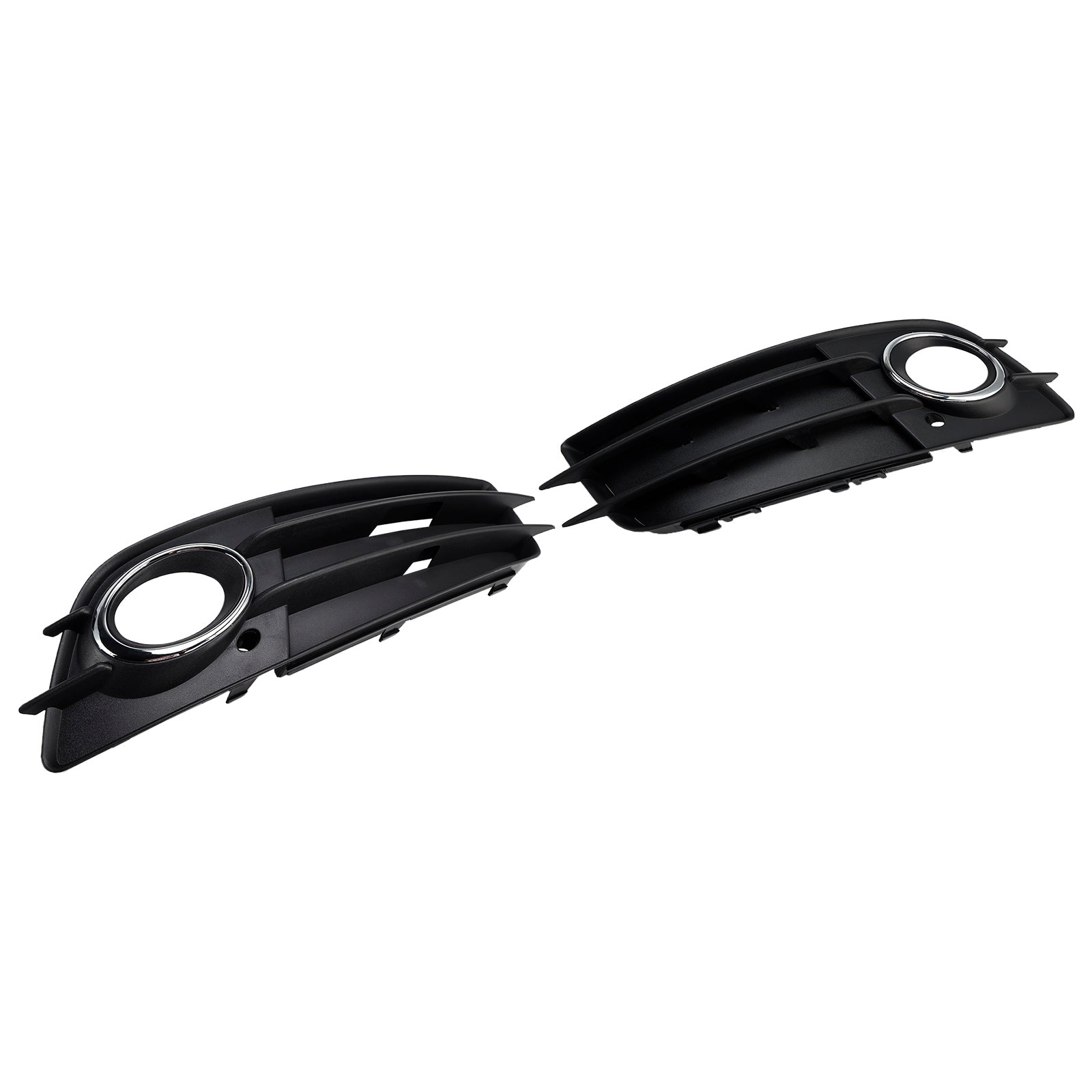 2008-2012 Audi A4 B8 S-Line S4 Fog Light Grill — Pair (8K0807681C01C / 8K0807682C01C)