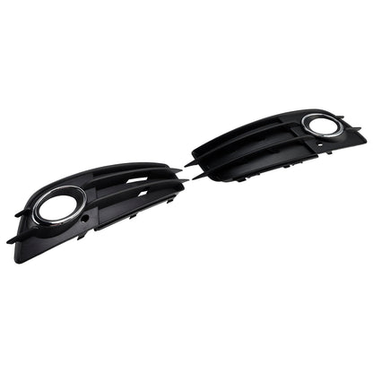2008-2012 Audi A4 B8 S-Line S4 Fog Light Grill — Pair (8K0807681C01C / 8K0807682C01C)