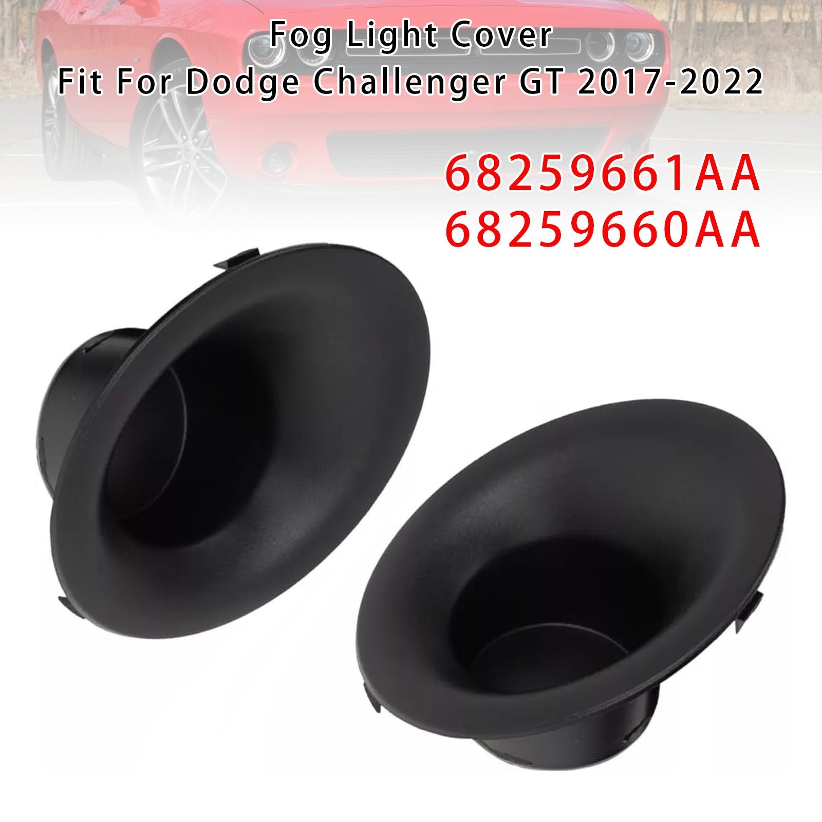 2015-2022 Dodge Challenger Left Side Fog Light Cover (68259661AA)