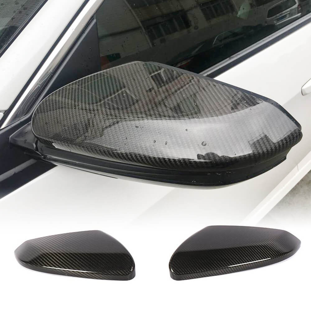 Honda Civic 10th 2016-2021 Mirror Covers Add-on Real Carbon Fiber