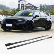 Honda Civic TYPE R Hatchback 4-Door 2023+ Side Skirts Carbon Fiber