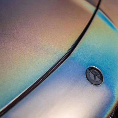 Matte Iridescent Laser Grey Vehicle Wrap