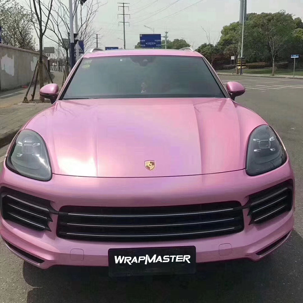 Gloss Iridescent Laser Pink Vinyl Stickers