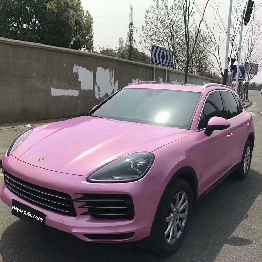 Gloss Iridescent Laser Pink Vinyl Stickers