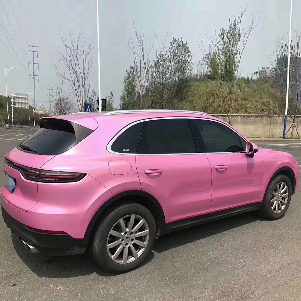 Gloss Iridescent Laser Pink Vinyl Stickers