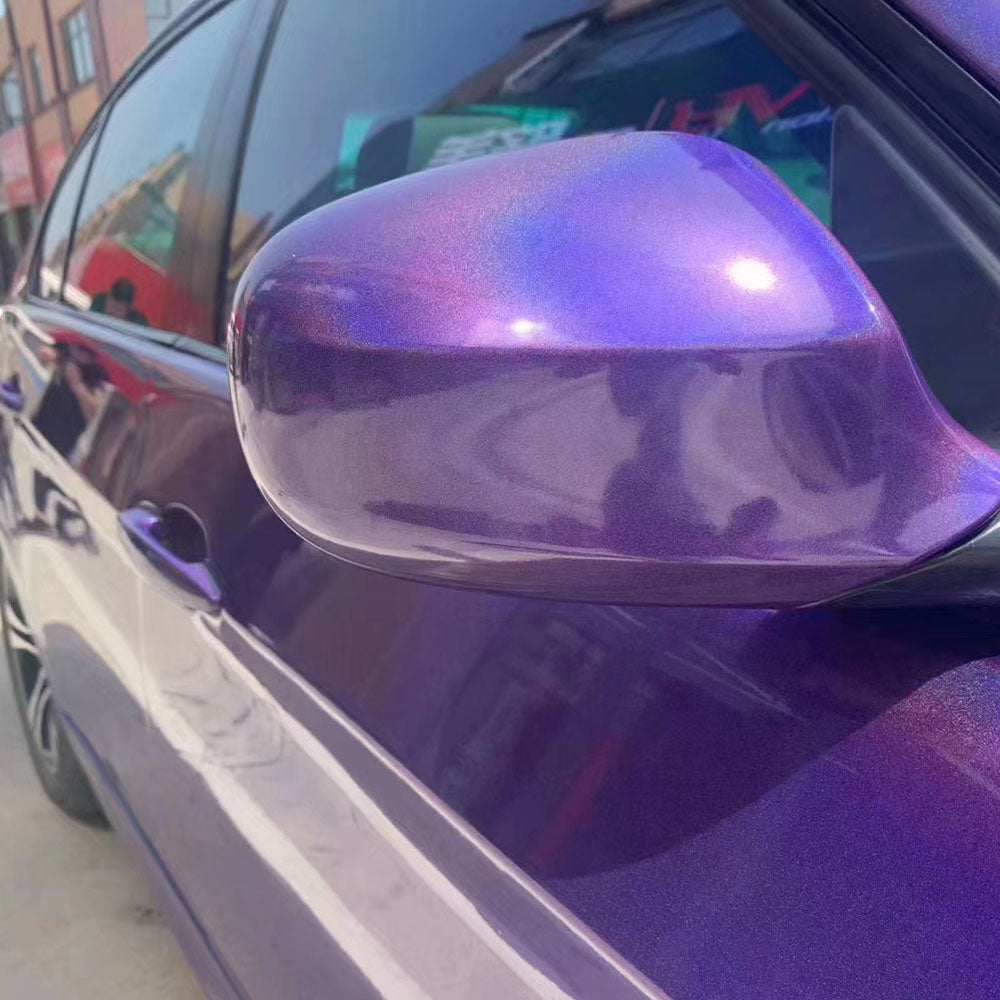 Gloss Iridescent Laser Purple Car Wrap