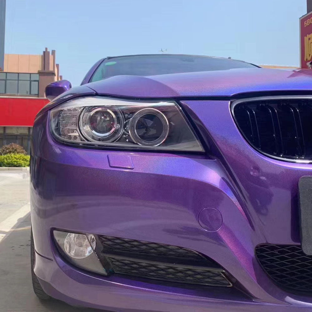 Gloss Iridescent Laser Purple Car Wrap