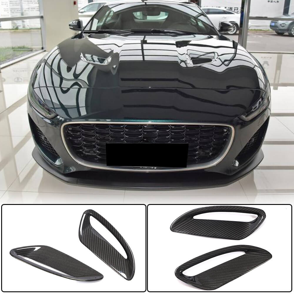 Jaguar F-TYPE 2020UP Hood Air Fender Vent Dry Carbon Fiber