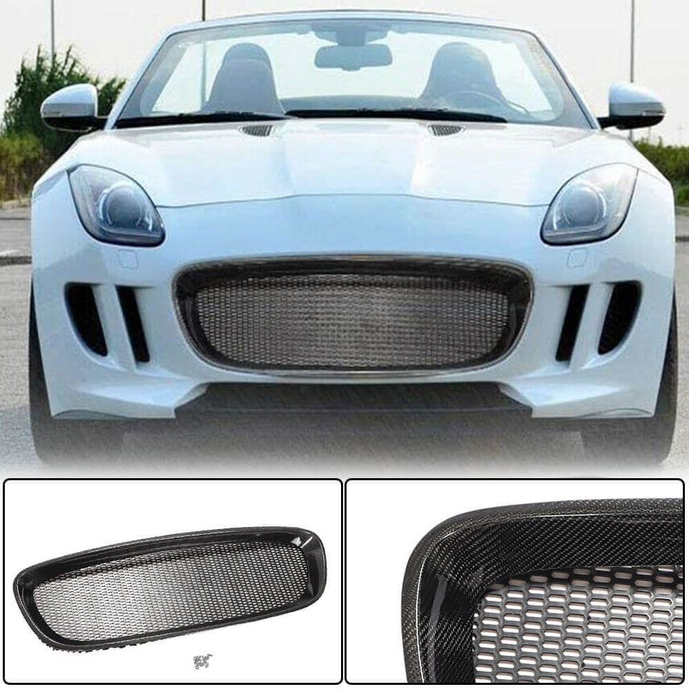 Jaguar F-type 2013-2016 Front Grille Carbon Fiber/FRP