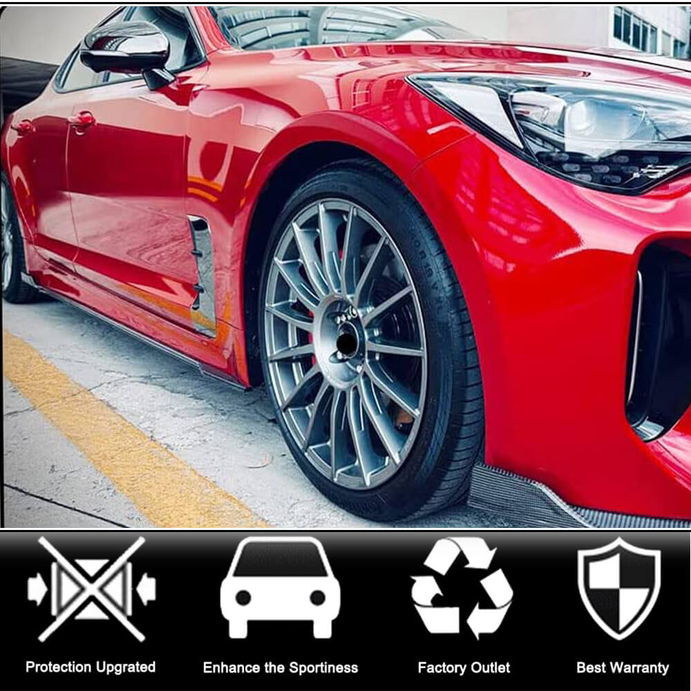Kia Stinger 2018-2023 Side Skirts Carbon Fiber/FRP
