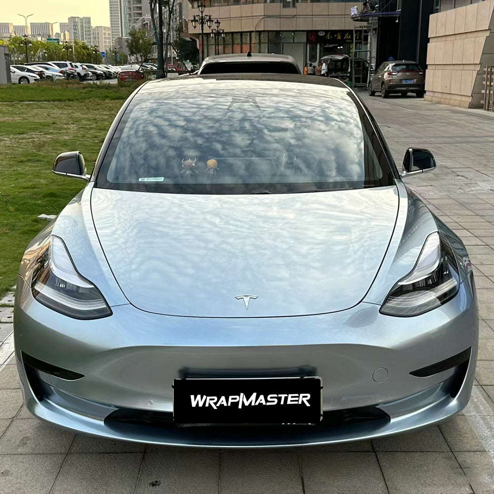 Liquid Metallic Grey Car Wrap