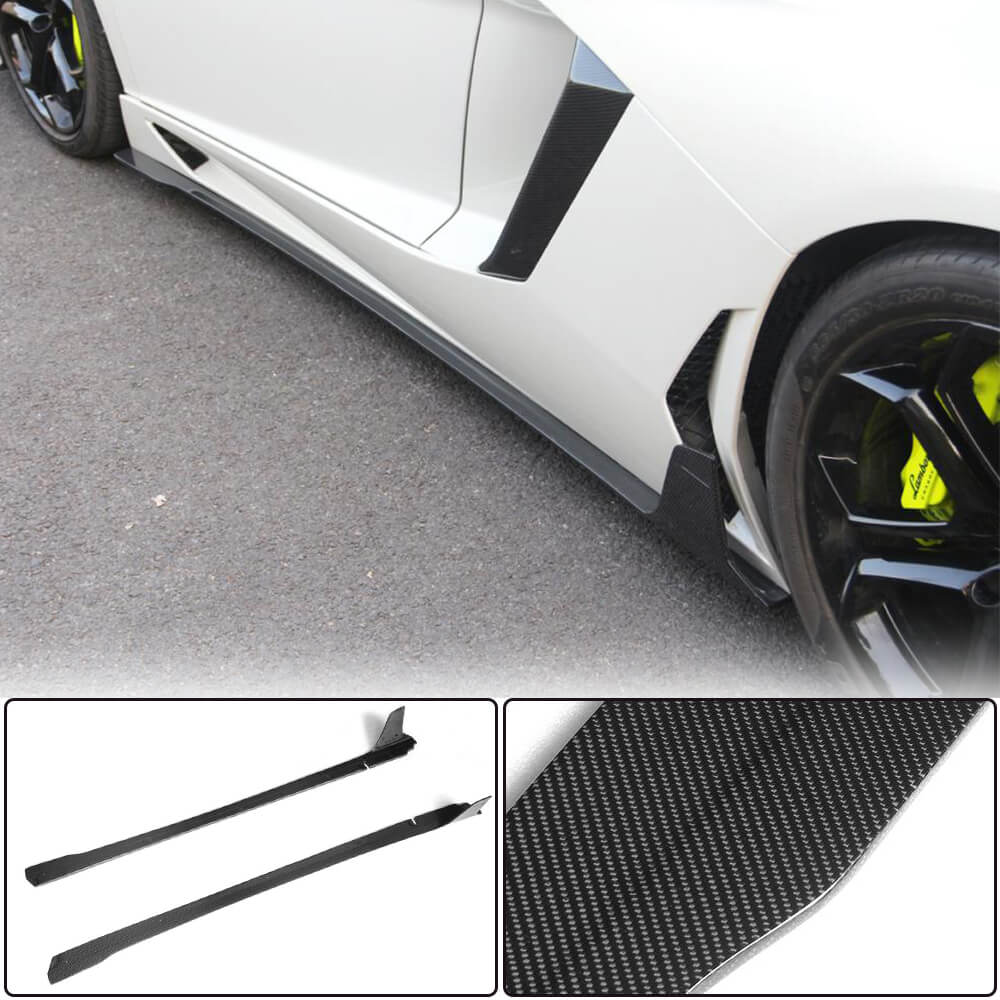 Lamborghini Aventador LP700-4 2011-2016 Side Skirts Carbon Fiber