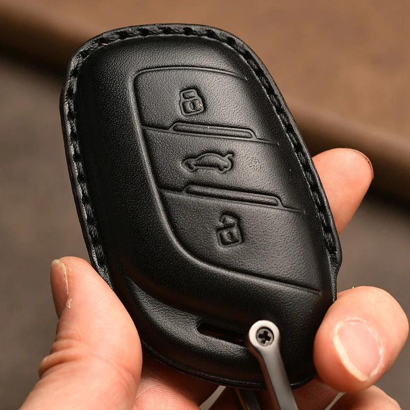 MG Leather Car Key Case with Keychain, S5 and MG4 Facelift