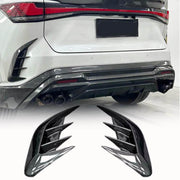 Lexus RX Series RX350 Sport Utility 4-Door 2023+ Rear Bumper Splitters Carbon Fiber