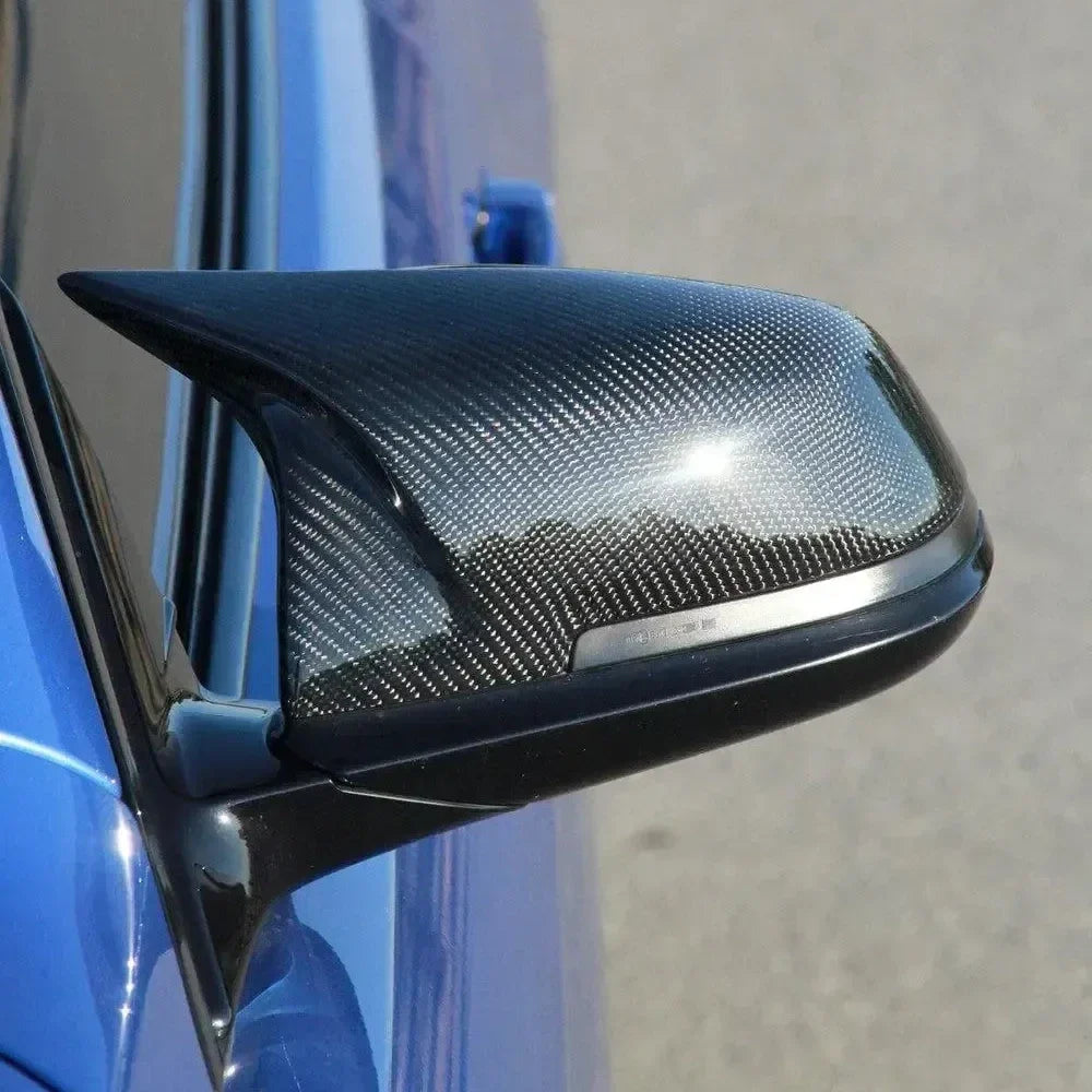 BMW M-Style Carbon Fiber Mirror Cap Set, F20-F87