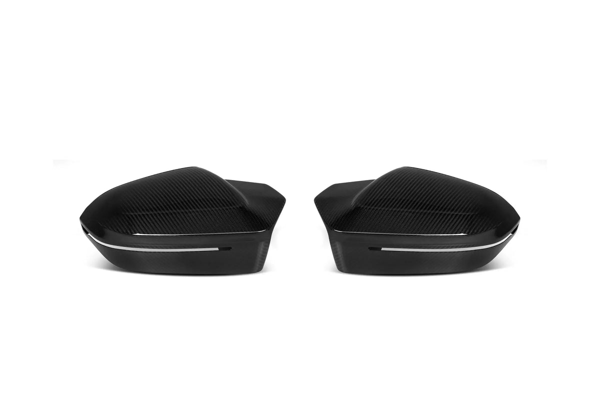 M Style Carbon Fiber Mirror Caps - BMW G60 5 Series & G70 7 Series