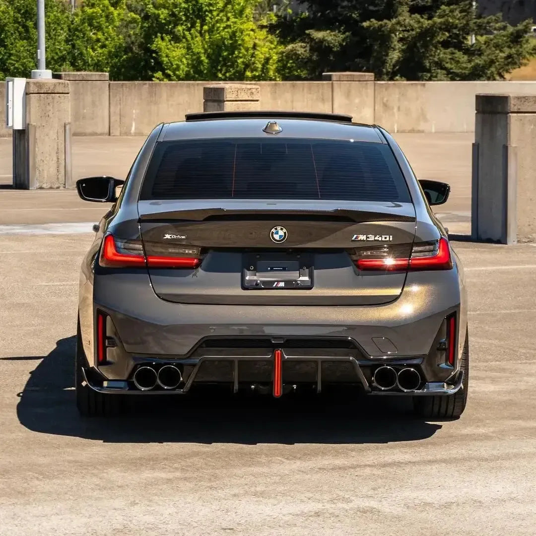 M4 Style Carbon Fiber Trunk Spoiler - BMW G80 M3 & G20 3 Series