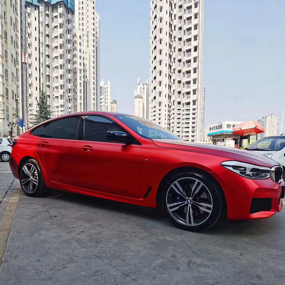 Matte Ceramic Red Car Wrap