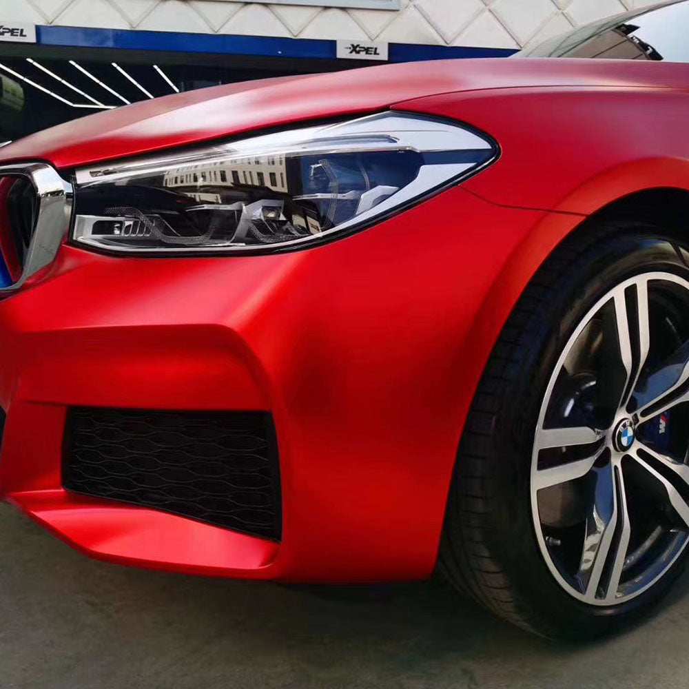 Matte Ceramic Red Car Wrap