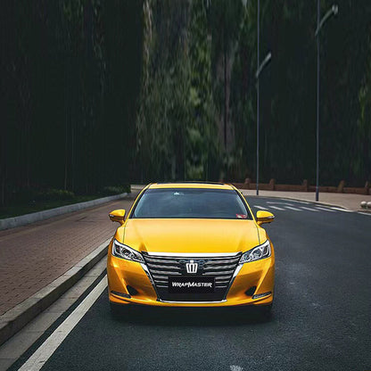 Matte Diamonds Yellow to Gold Vehicle Wrap