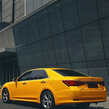 Matte Diamonds Yellow to Gold Vehicle Wrap