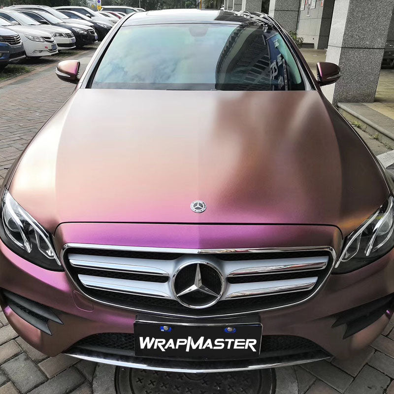 Diamonds Night Brown Red Car Wrap