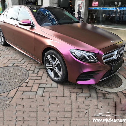 Diamonds Night Brown Red Car Wrap