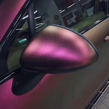 Diamonds Night Brown Red Car Wrap