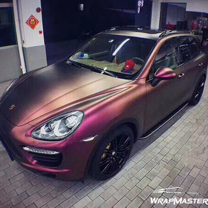 Diamonds Night Brown Red Car Wrap