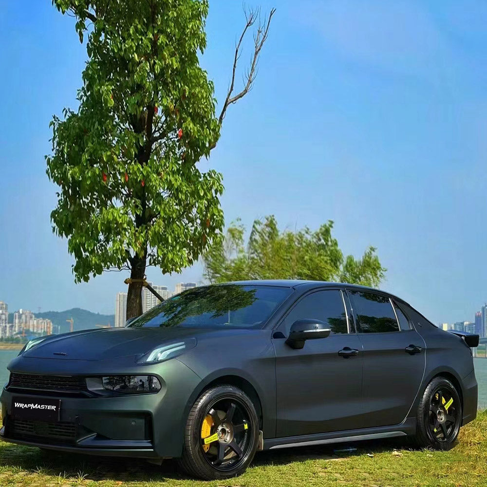 Matte Diamonds Black Green Wrap