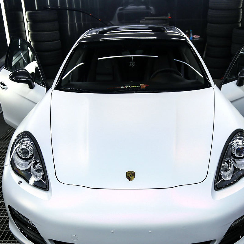 Diamond Pink White Vinyl Wrap