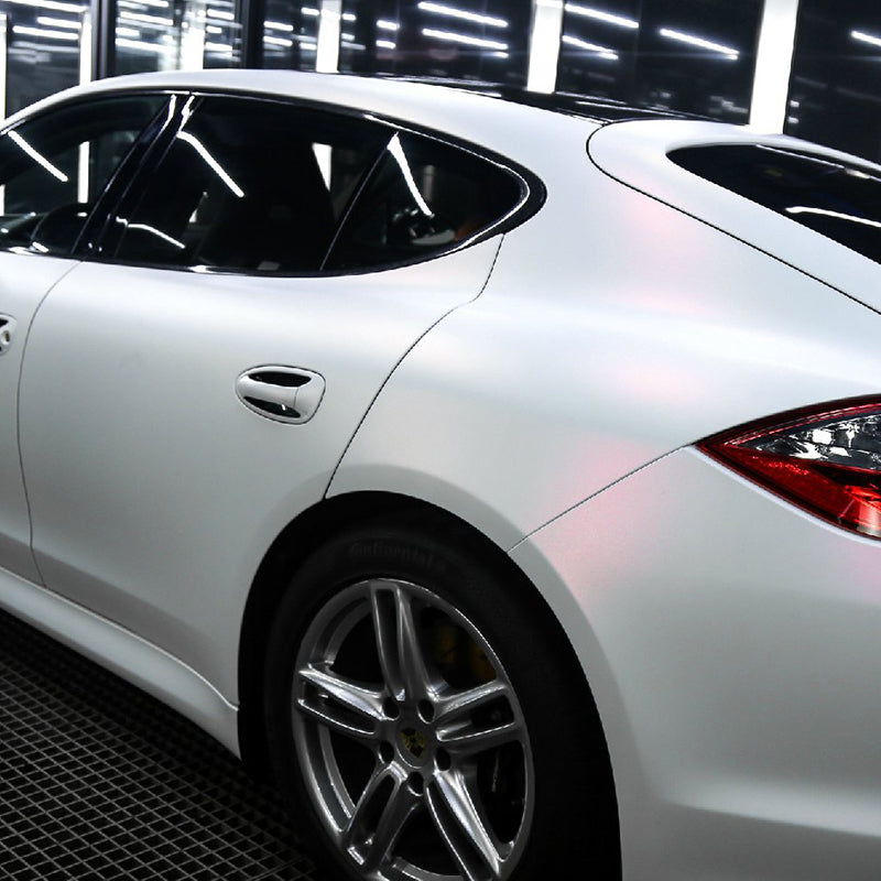 Diamond Pink White Vinyl Wrap