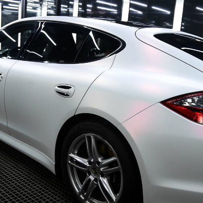 Diamond Pink White Vinyl Wrap