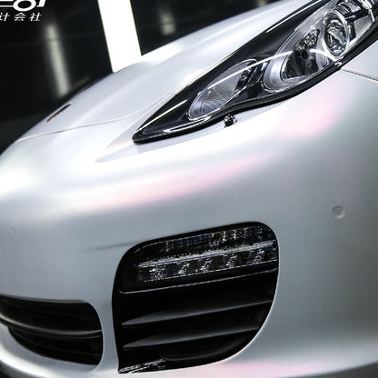 Diamond Pink White Vinyl Wrap