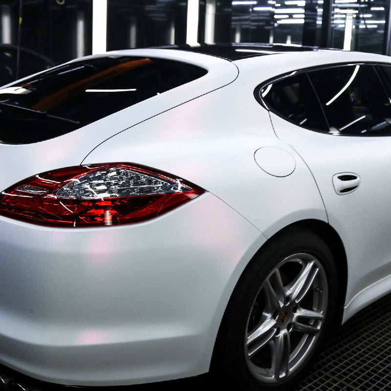 Diamond Pink White Vinyl Wrap