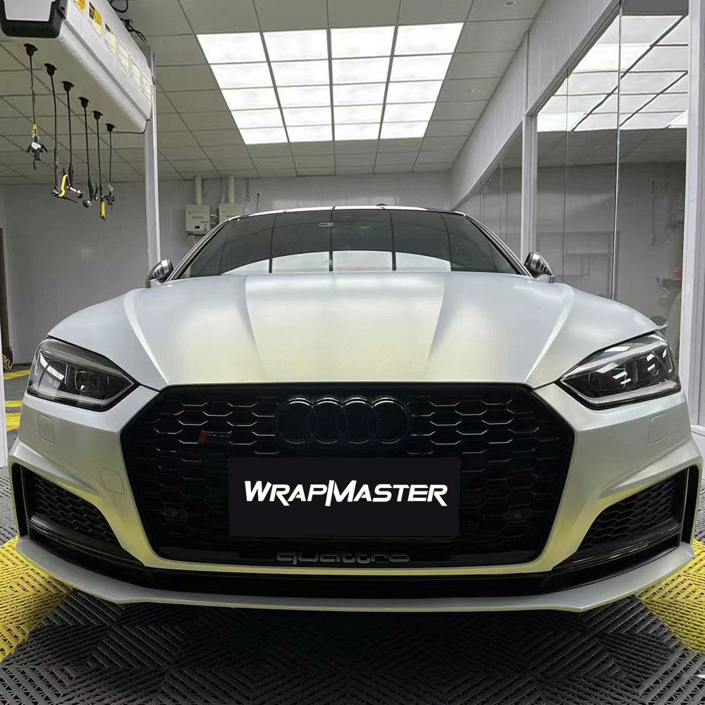 Diamond Gold White Vinyl Wrap